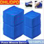 100pcs chiffons microfibres nettoyage voiture chiffon de polissage gant de lavage chiffon microfibre