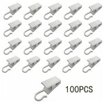 Lucky - 88 - 100pcs pinces  rideaux en mtal crochets crochets de suspension lgers fournitures de dcoration ...