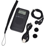 ?103x60x15mm?radio portable mini radio de poche avec haut - parleur fm / am num�rique st�r�o dsp r�cepteur ...
