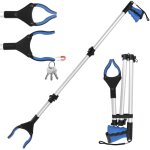 108cm pince ramasse objet pour personnes g�es et handicap�s aimants, outils de ramassage pince telescopique ...