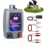 10km cl�ture �lectrique, 12v electrificateur cloture electrique pour b�tail animaux �levage ferme �lectrique ...