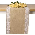 10mx30cm chemin de table toile de jute ruban de table rouleau jute mariage vintage rustique jardinage ...