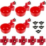 10pcs abreuvoir poulet eau ttine poule avec vis volailles distributeurs automatique buveur de volaille ...