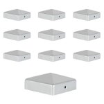 Einfeben 10x capuchon de poteau facile  installer chapeau pointe de diamant pour poteau bois chapeau ...