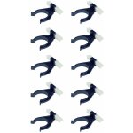 10x clip de plinthe avec base  queue de sapin en plastique noir  34mm pied meuble cuisine salle de ...