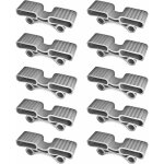10x embout support de latte 38x12mm en caouthouc double suspendu pour sommier tenon 11mm souple flexible ... 10x embout support de latte 38x12mm en caouthouc double suspendu pour sommier tenon 11mm souple flexible ...
