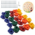 10x prises d'escalade robuste outdoor incl. vis enfants pierres d'escalade mur de bloc