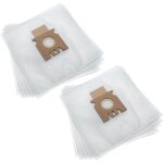 10x sacs remplacement pour hoover h77, 35601734 pour aspirateur - microfibres non tiss�es, 27cm x 26, ...
