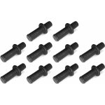 10x tenon 11mm embout pour support de latte en plastique noir lit matelas sommier pion insert tige connecteur ... 10x tenon 11mm embout pour support de latte en plastique noir lit matelas sommier pion insert tige connecteur ...