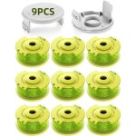 11 paquet mod�le actualis� bobine fil coupe bordure convient pour ryobi one + 18v, 24v, 40v coupe bordures, ...