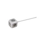 Alea power electric box avec bloc usbprise prise a 4 voies 2x chargeur usb et cable de 140 m type f