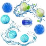 12 pcs anti poil machine � laver, r�utilisable boule anti poils machine a laver utilis� pour enlever ...