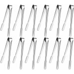 12 pcs pince bonbon, pince a sucre glace, inoxydable pince, pour glace, sucre, biscuit, bar, buffet, ...