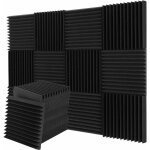 12 pi�ces panneaux de mousse acoustique, panneau absorbant acoustique bouclier acoustique mousse anti ...