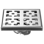 1212cm siphon douche � l'italienne siphon de sol en acier inoxydable 304 pour jardin - ccykxa