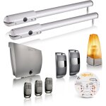 1241525 - motorisation de portail battant � v�rin sgs essential rts - livr�e avec 3 t�l�commandes keypop, ...