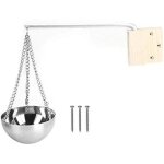 12cm bol d'herbes de sauna durable, bol de sauna en acier bol d'arme de sauna tasse bol d'huile essentielle ...