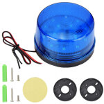 12v bleu signal d'alarme, d'alarme de balise de stroboscope de led bleue clignotant la lumi�re sans son ...