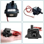 12v pompe  eau silencieux etanche pompe submersible de fontaine aquarium 240l / h lift 300cm