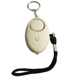 130db femmes alarme anti - loup alarme antivol (blanc)