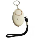 130db femmes alarme anti - loup alarme antivol (blanc)