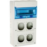 Solera - 1311pv4 coffret �tanche ip65 pour 4 prises �lectriques � composer - 11 modules indubox