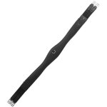 135 cm, marron: sangle en cuir de forme anglaise avec lastiques, boucles en acier inoxydable, anneau ...