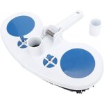 13in brosse de piscine avec valves de pression nettoyeur de fond de piscine pour tuyau aspirateur de ...
