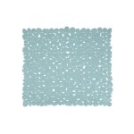140886 galets tapis de douche pvc gris 53 x 53 x 0, 1 cm - msv