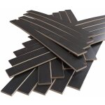 Aob diffusion - 15 lattes grises - 680x48x8 mm - pour sommier / bz / clic clac