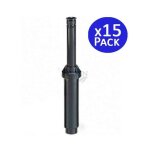 Suinga - lot de 15 tuy�re d'irrigation rain bird unispray us415he, port�e 4, 5 m, angle r�glable, �l�vation ...