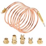 1500mm kit de thermocouple universel pour cuisinire  gaz m6x0. 75 avec remplacement crou dbordement ...