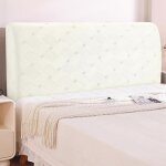 150cm, blanc housse tete de lit, �lastique housse de tete de lit antitaches, housse de protection de ...