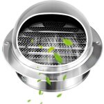 150mm grille d'aration ronde grille ventilation hotte, bouchon rond en acier inoxydable 304 avec / maille ...