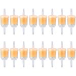 16 pi�ces filtres � essence en ligne, filtres � carburant, filtre � essence universel � vitesse de filtration ...