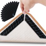 16pcs rug grippers, rutilisable sticker tapis antidrapant
