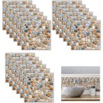 18 pi�ces stickers carrelage auto - adh�sif imperm�able, petits autocollants pour carreaux de pierre, ...