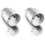 Somfy - 1870869 - 2 prises tlcommandes on / off io intrieures connectes type e - compatible app ...
