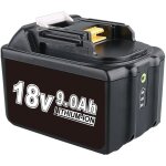 18v 9. 0ah li - ion bl1890b batterie pour makita bl1850b bl1860b bl1860 bl1850 bl1830 bl1840b bl1830b ...