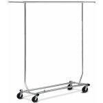 190 x 55 x 178 cm portant penderie à vêtement métal chromé plus long haut large réglable pliable avec ... 190 x 55 x 178 cm portant penderie à vêtement métal chromé plus long haut large réglable pliable avec ...