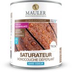 Mauler - saturateur bois monocouche d�p�rlant - 2, 5l - teck - assure une protection contre l'usure du ...