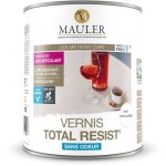 1919 by mauler - mauler - vernis total resist bois & surface peinte 1l - mat incolore - produit anti ...