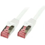 Cable reseau blanc 1. 00m sftp blinde rj45 cat6