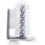 1pcs brosse bouteilles nettoyage verre brosses, brosse � verre, ventouse murale lavage pot rotative, ...