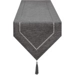1pc chemin de table lin gris 32 x 180 cm, chemin de table de haute qualit�, chemin de table uni, moderne, ...