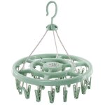 1pc etendoir - chaussette, �tendoir � linge � suspendre avec 24 pinces, portable �tendoir chaussettes ...