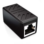 Ersandy - 1x cat6 coupleur connecteur de cble cbles de rseau cble patch cble ethernet adaptateur ...