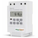1x tm616 programmateur interrupteur relais, 12v minuterie programmateur horaire �lectrique hebdomadaire ...