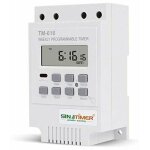 1x tm616 programmateur interrupteur relais, 12v minuterie programmateur horaire �lectrique hebdomadaire ...