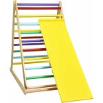 Costway - 2 en 1 �chelle d'escalade pour enfants, triangle escalade en bois pliant de haute qualit�, ...